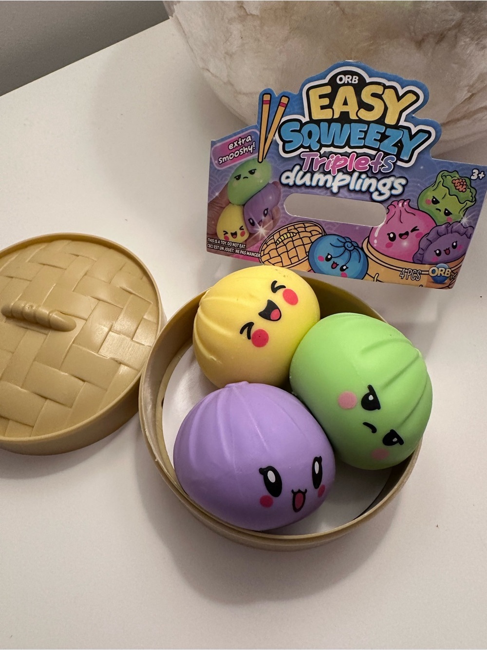 Easy Squeezy Triplets Dumplings - Yellow, Green, Purple
